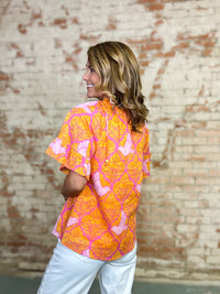 Jaidy Tropical Print Top