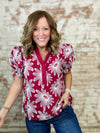 Betty Floral Embroidered Top