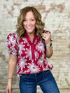 Betty Floral Embroidered Top