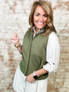 THML Palmetto Zip Up Sweater Vest