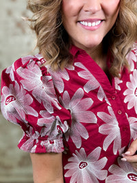 Betty Floral Embroidered Top