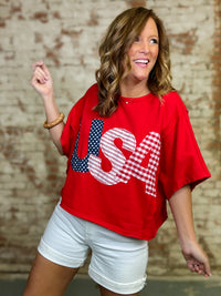 Liberty USA Patch Top