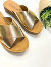 Lucy Gold Sandal