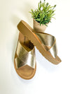 Lucy Gold Sandal