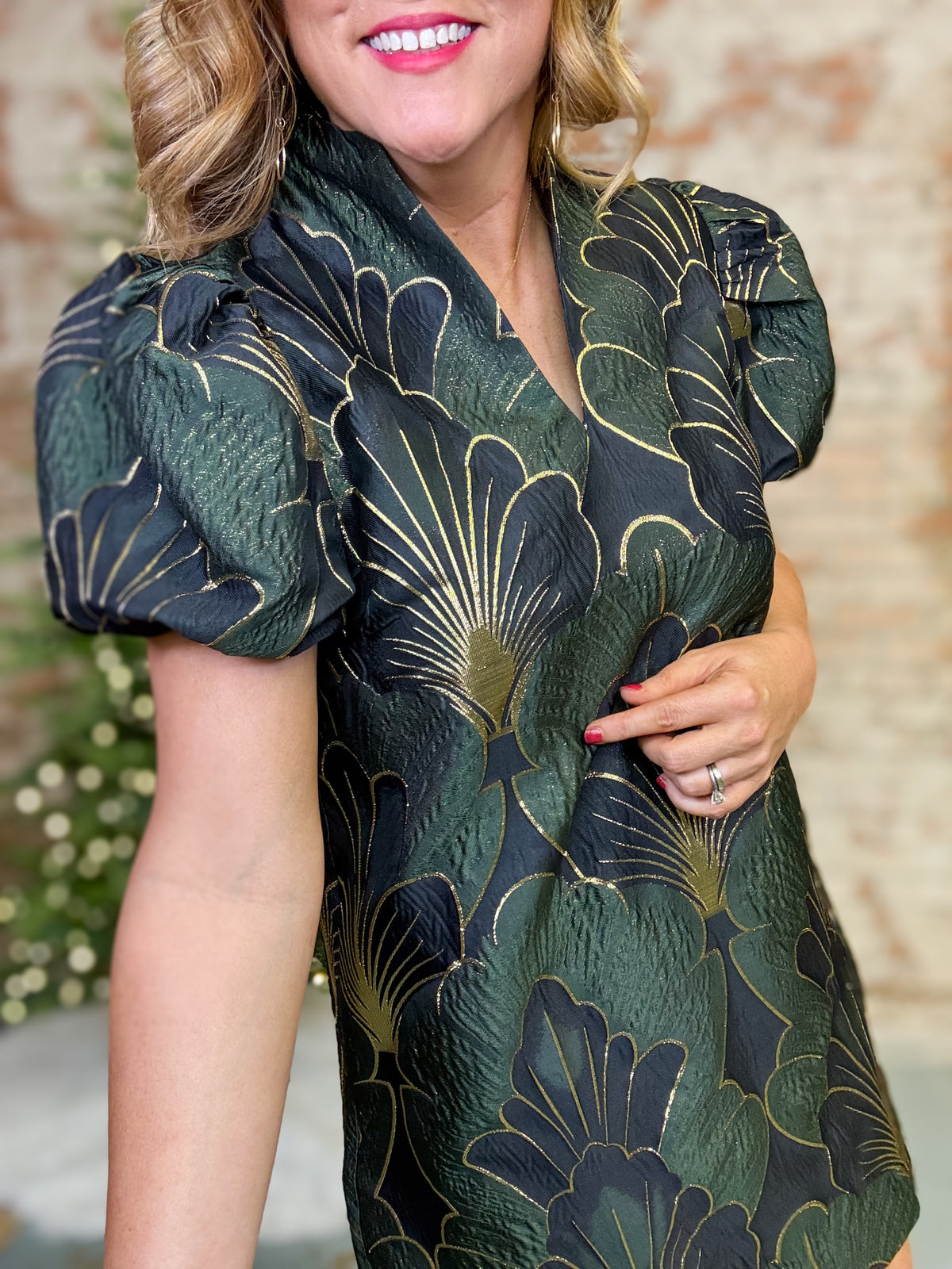 Astrid Jacquard Dress