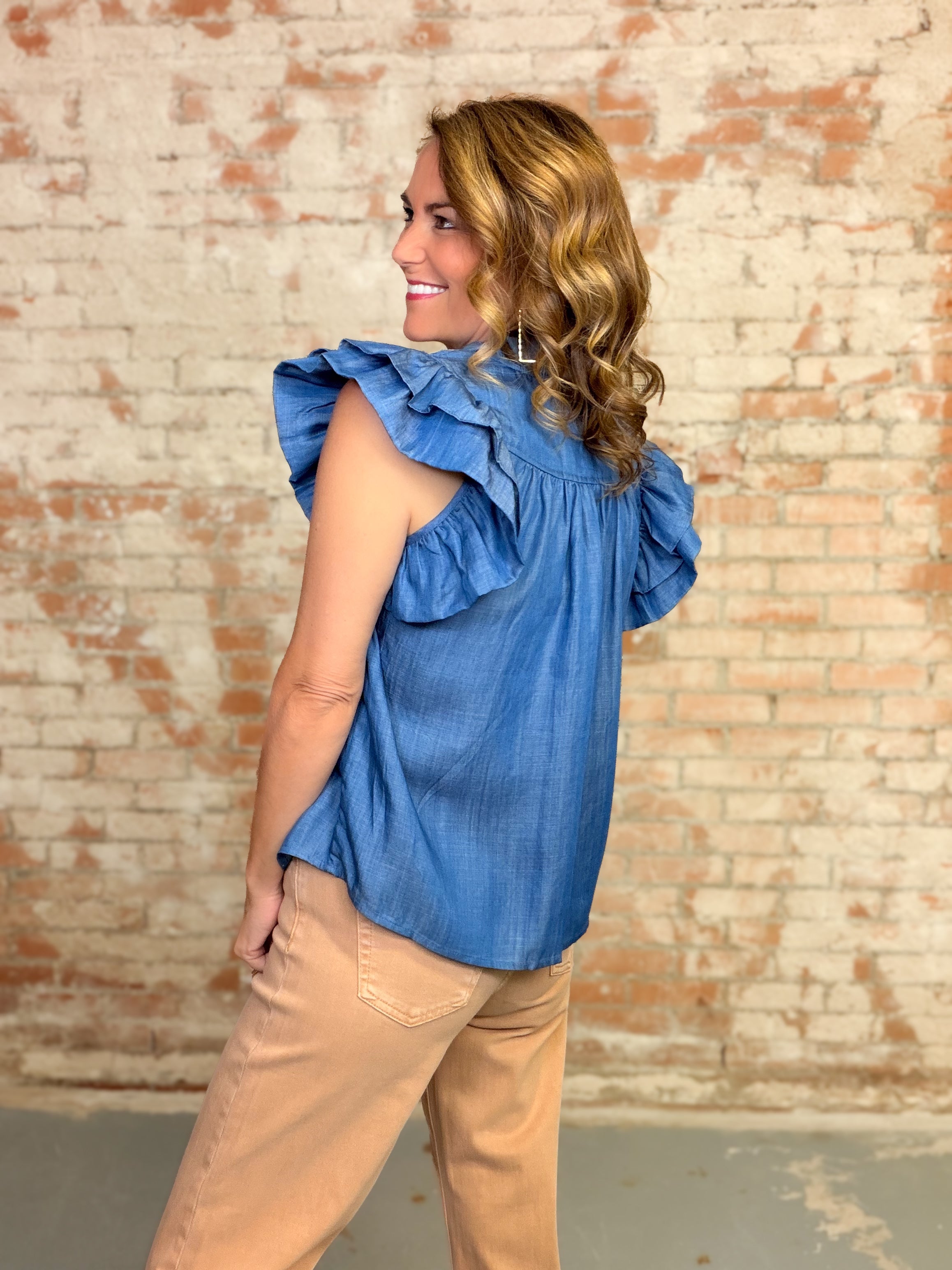 THML Pauline Embroidered Top