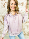 Adalaide Crochet Lace Pullover