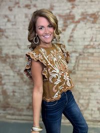 THML Wren Embroidered Top