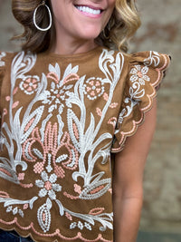 THML Wren Embroidered Top