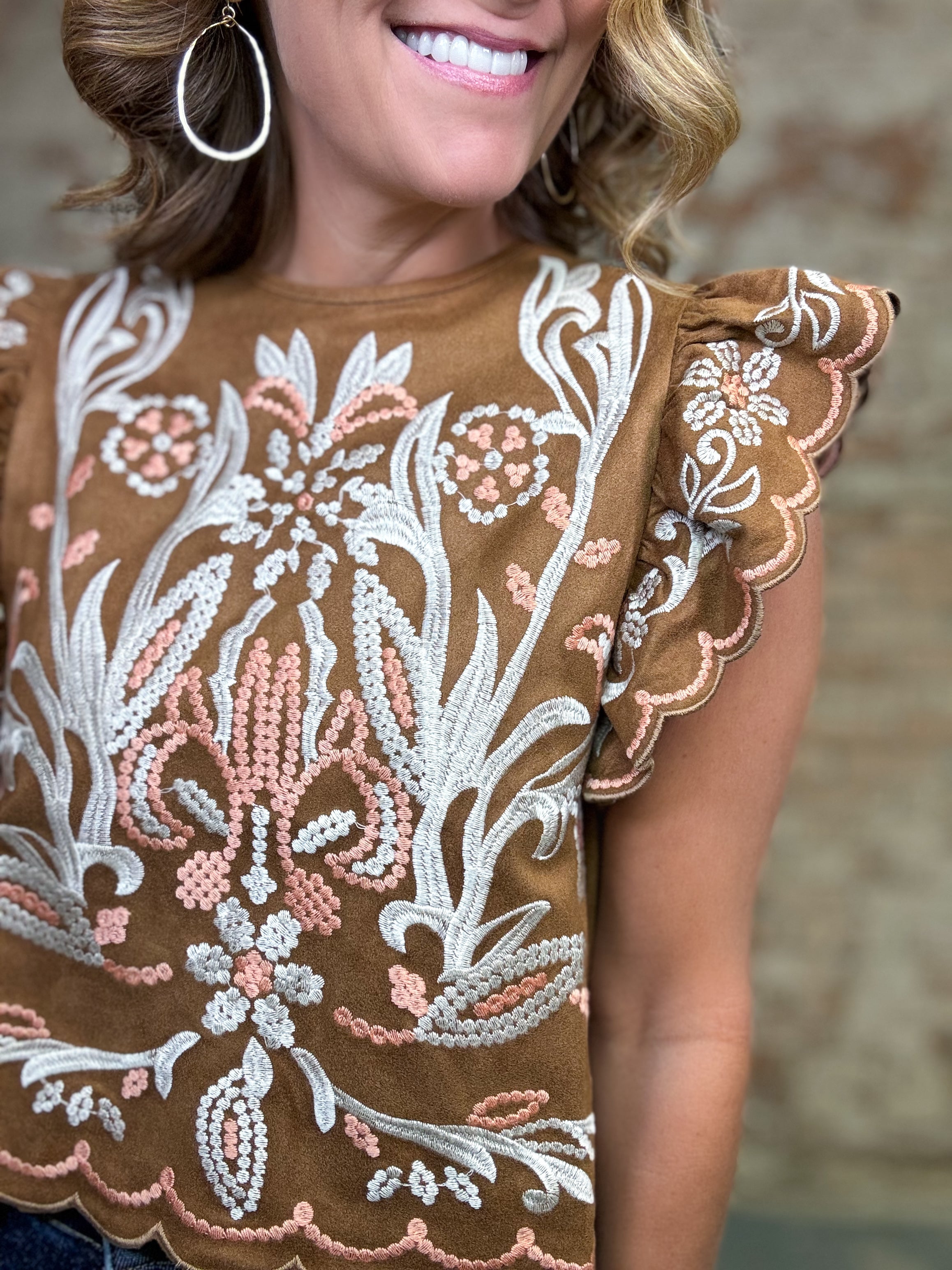 THML Wren Embroidered Top