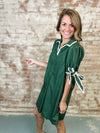 Pine Solid Dress