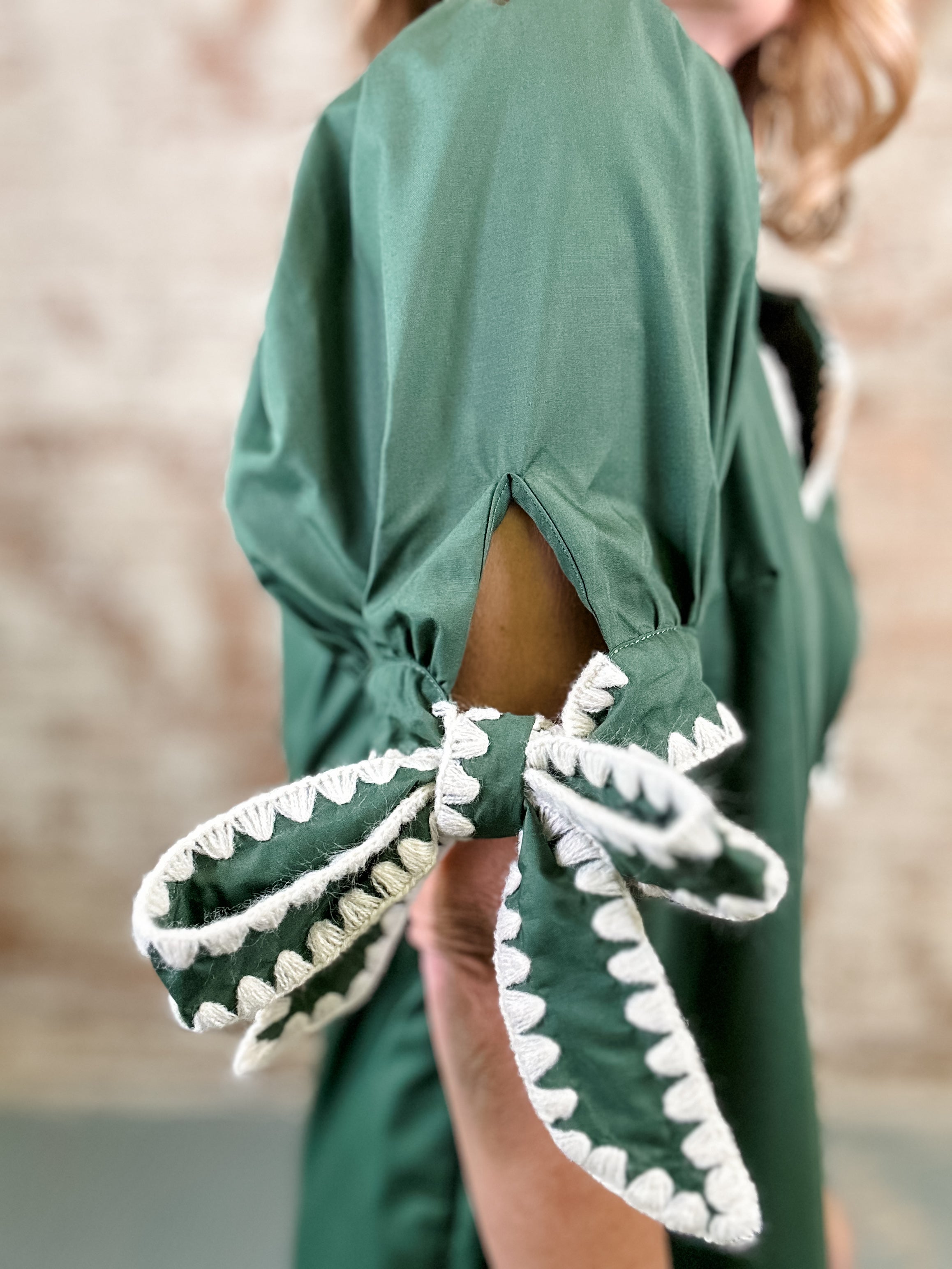 Pine Solid Dress