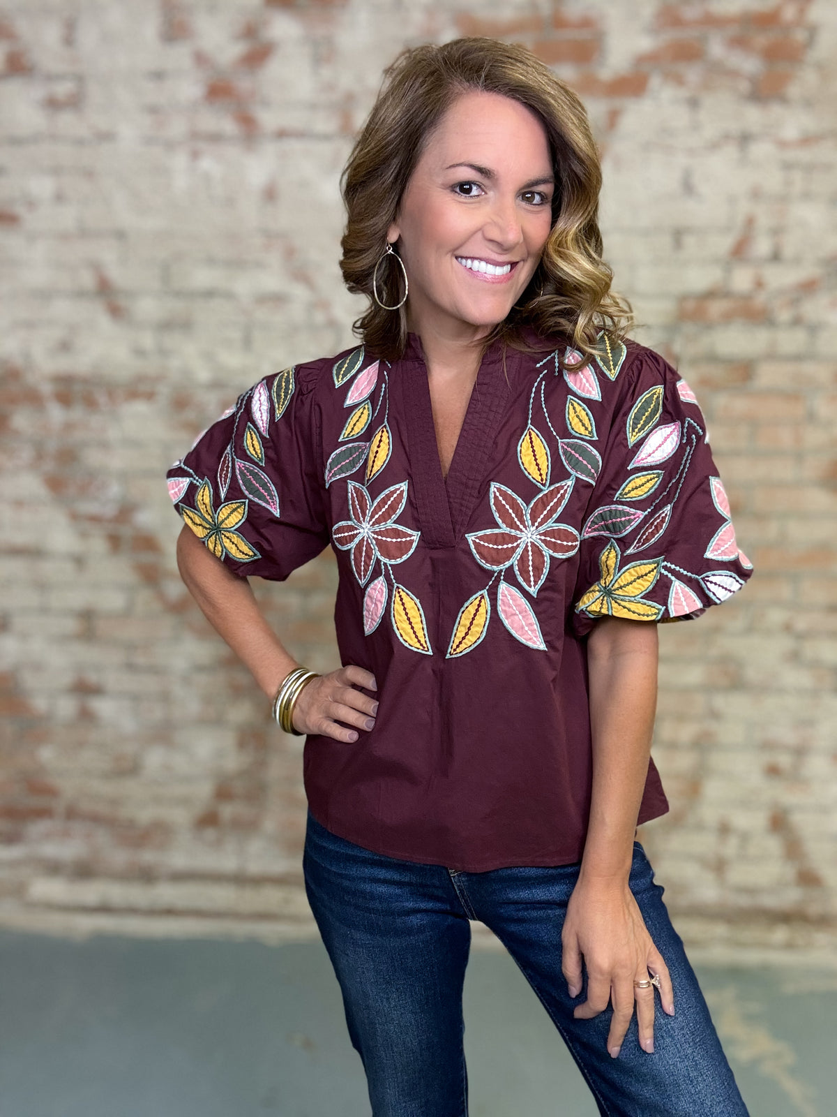 THML Dexter Embroidery Top