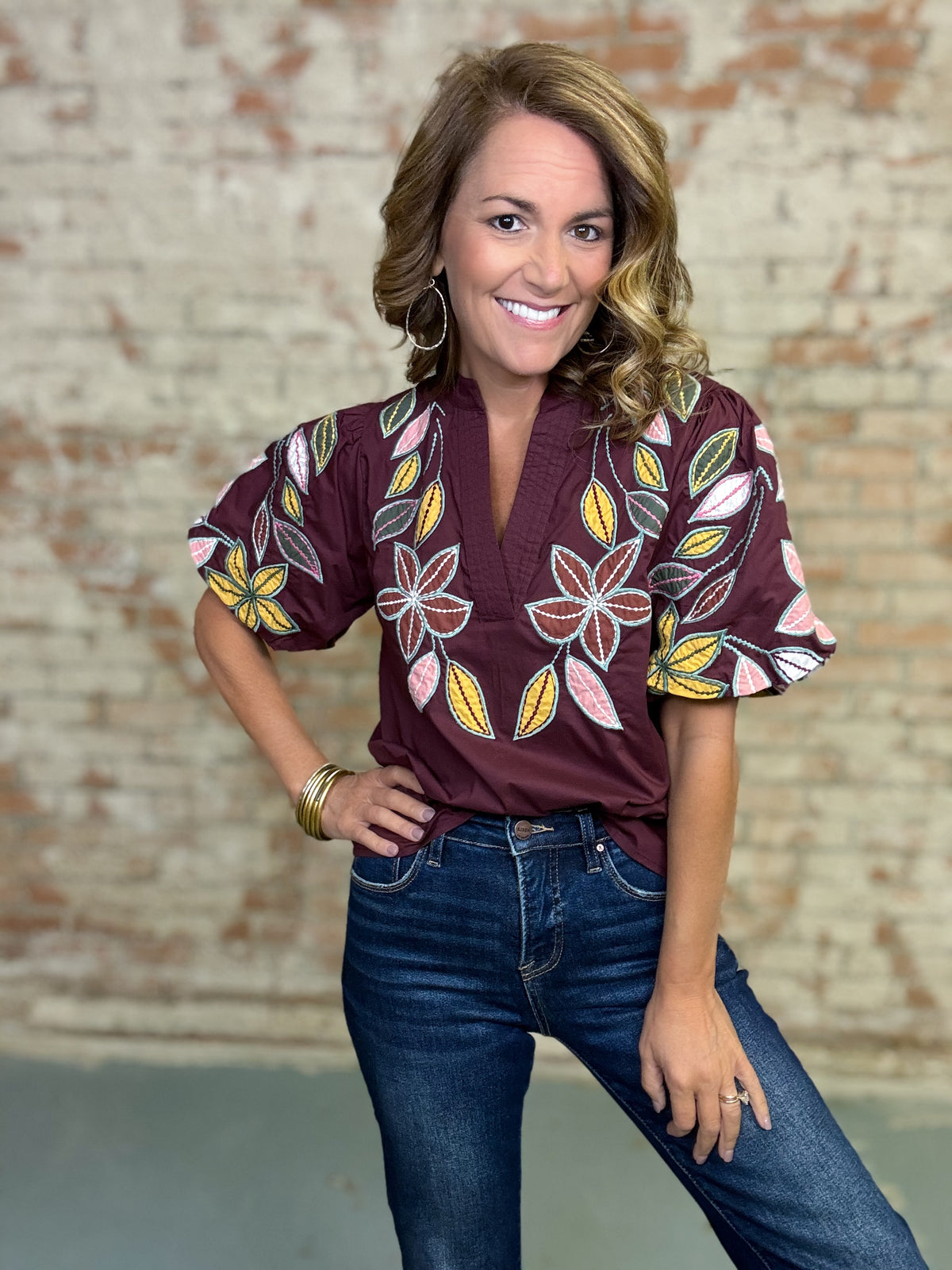THML Dexter Embroidery Top