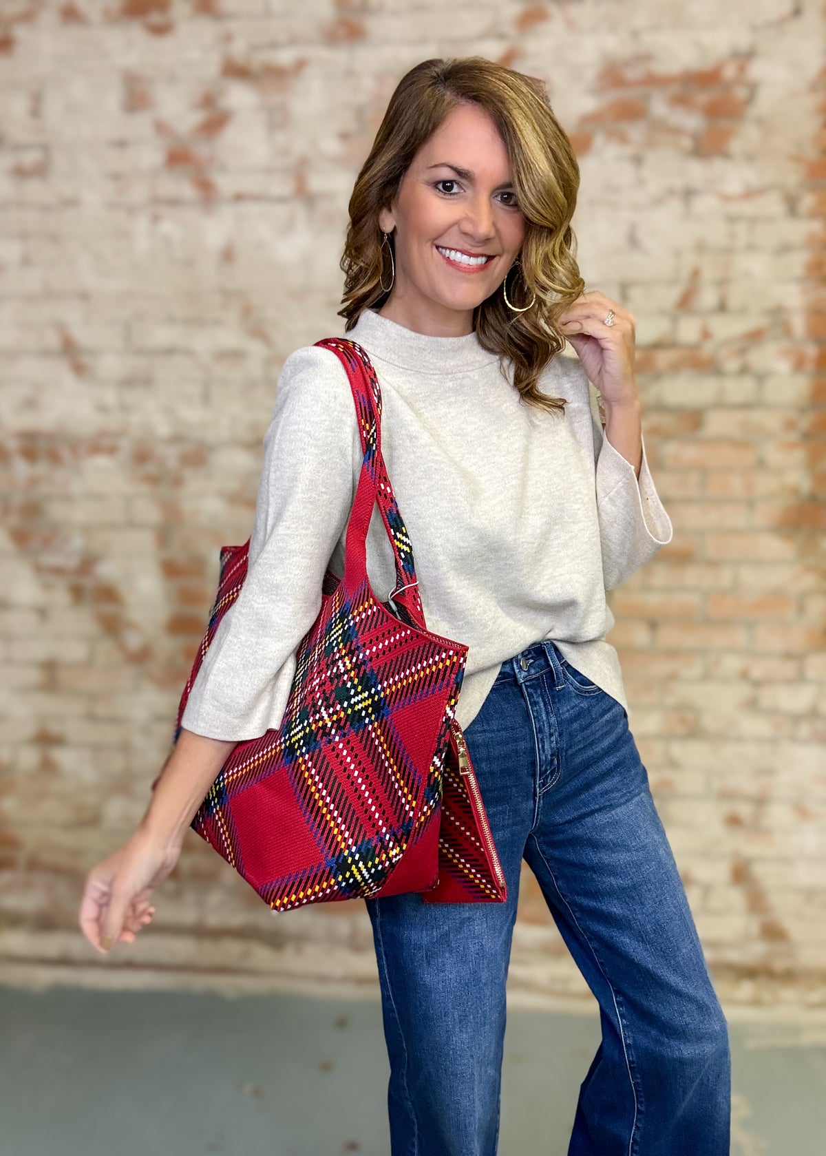 Madelynn Solid Sweater Top