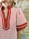 Cinnamon Stripe Dress