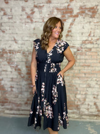 THML Braelyn Floral Dress