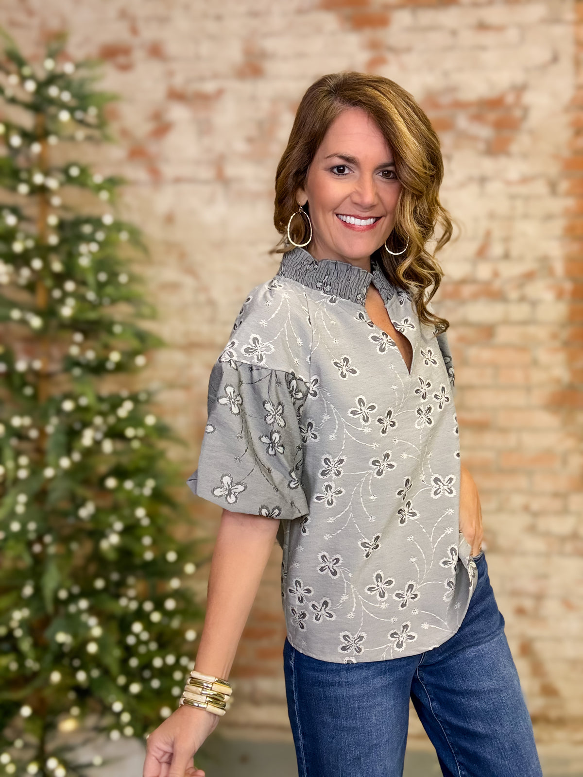 Tamina Floral Print Top