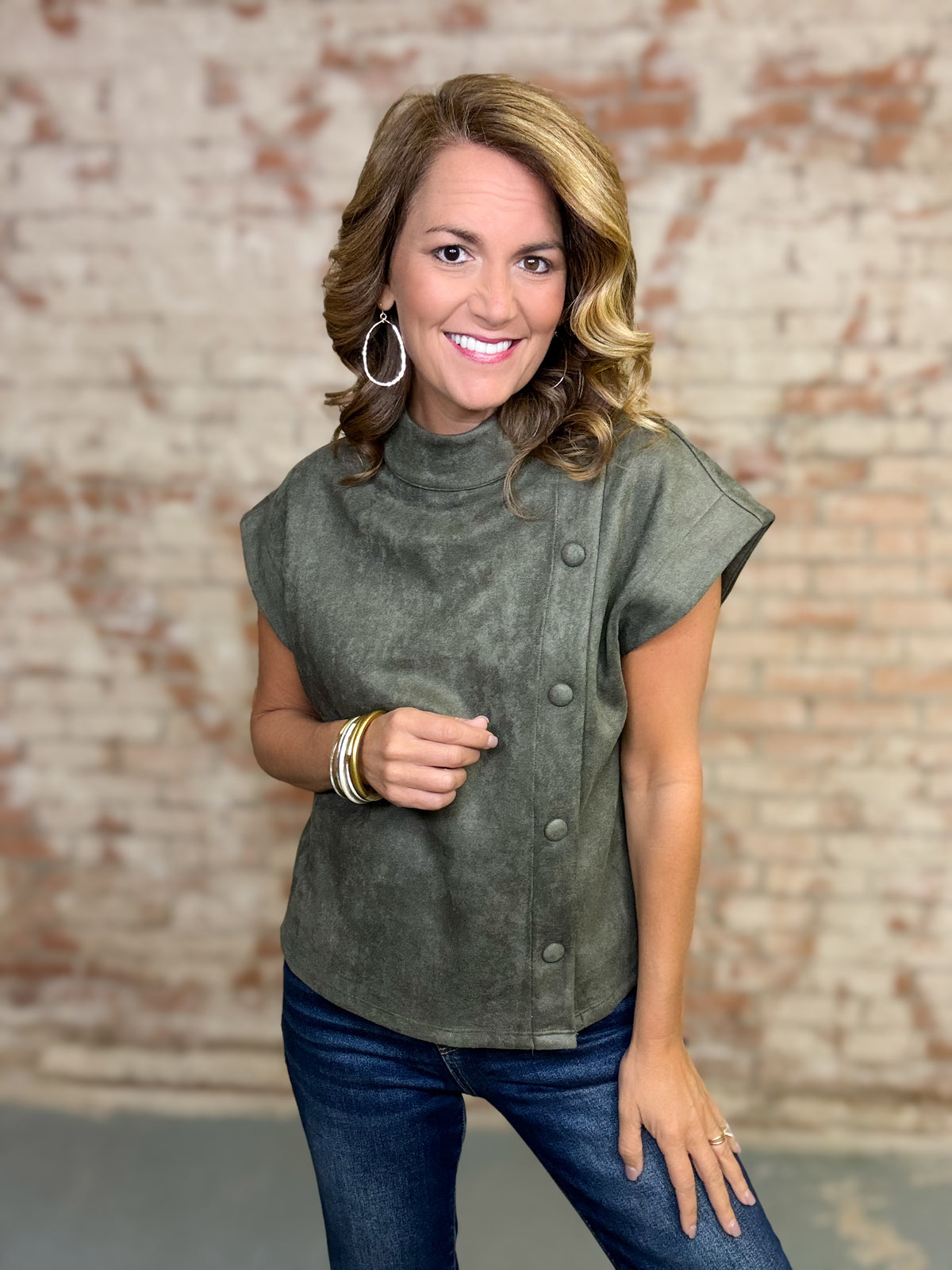 THML Nikola Suede Top