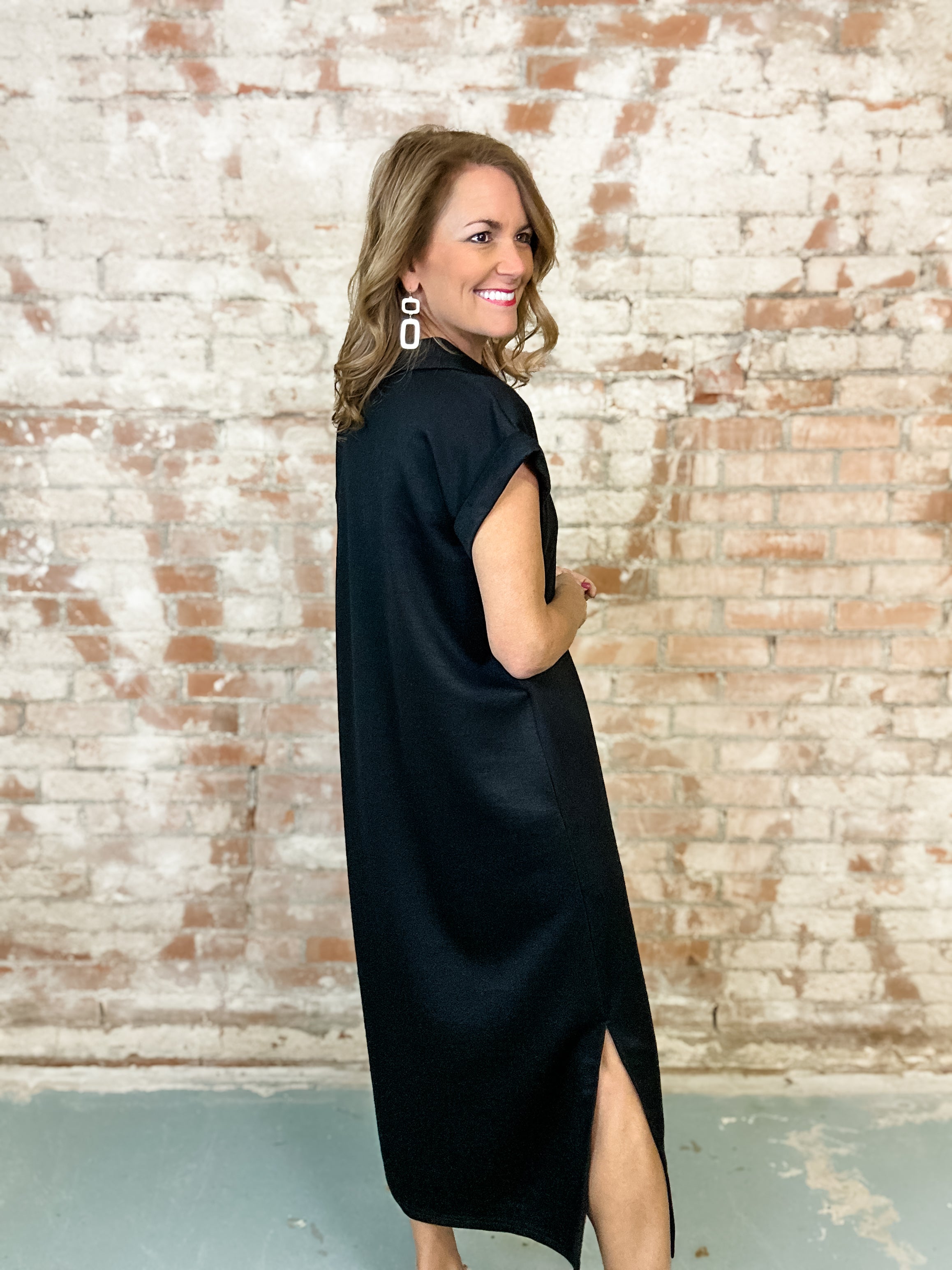 Midnight Luxeknit Dress