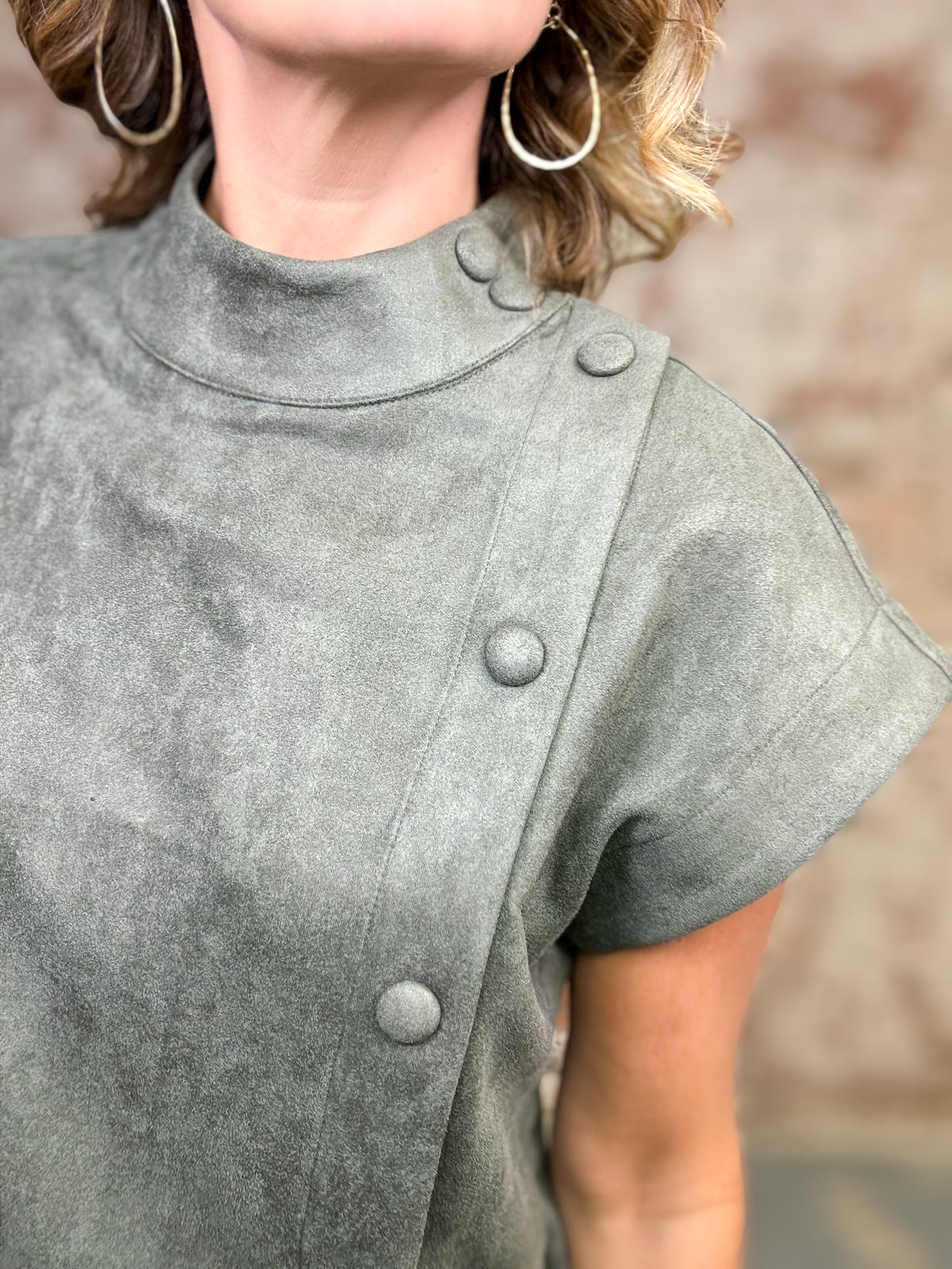 THML Nikola Suede Top