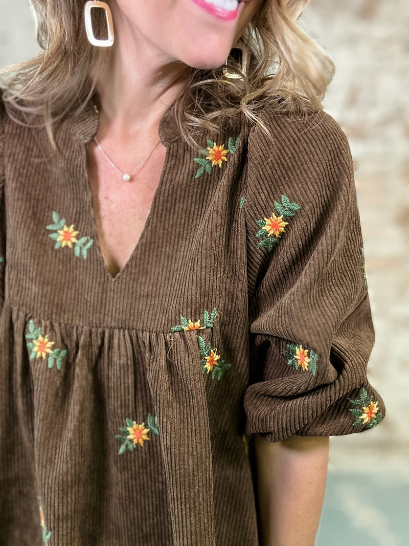 Mills Corduroy Dress