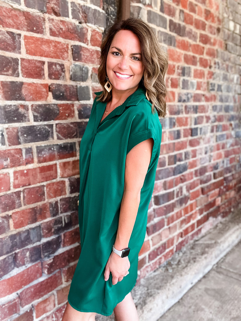 Collared Mini Dress