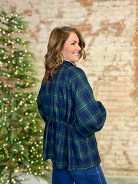 Neveah Plaid Utility Jacket