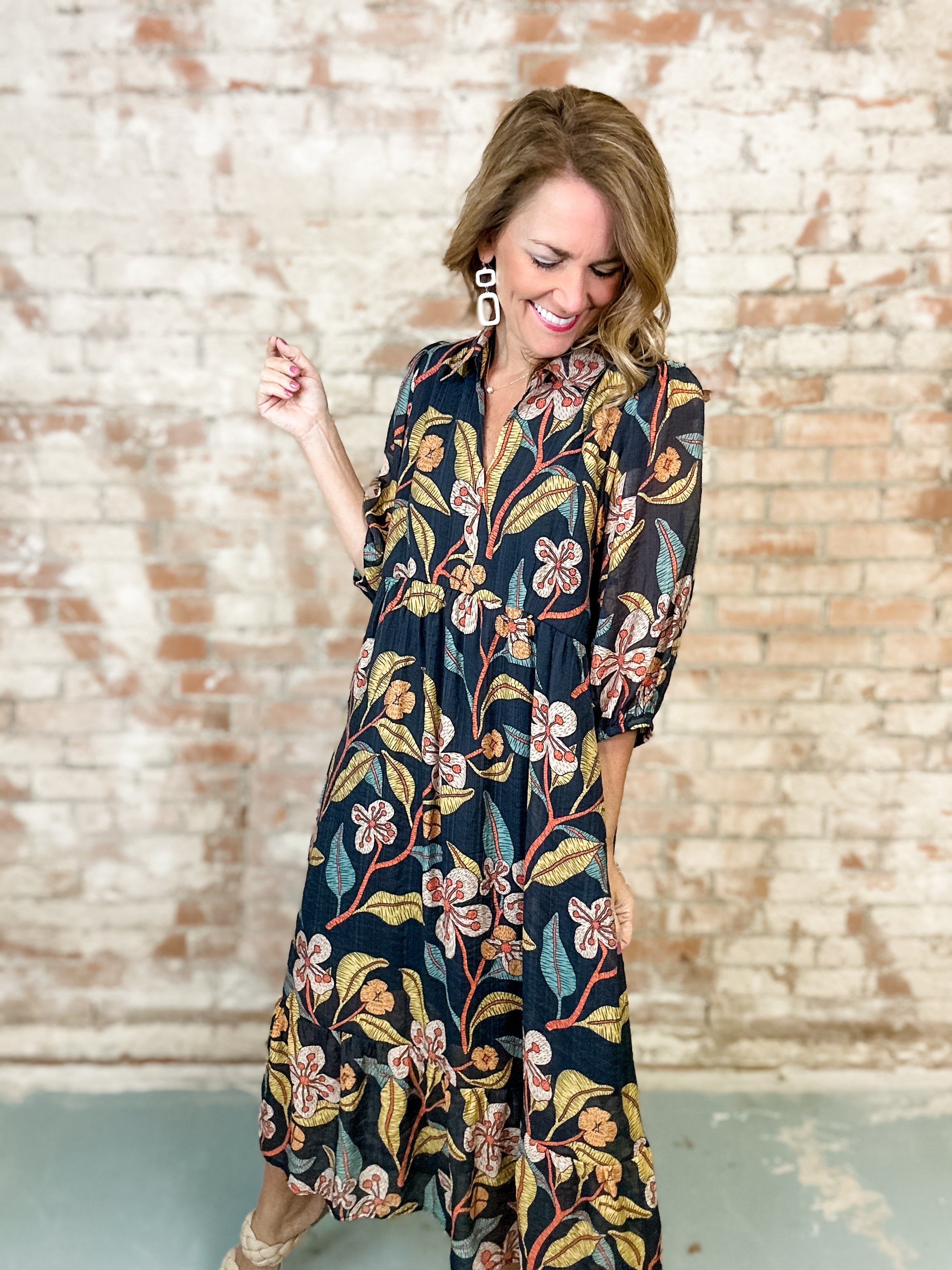 Miren Mixed Floral Dress