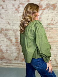 THML Courtnee Smocked Top
