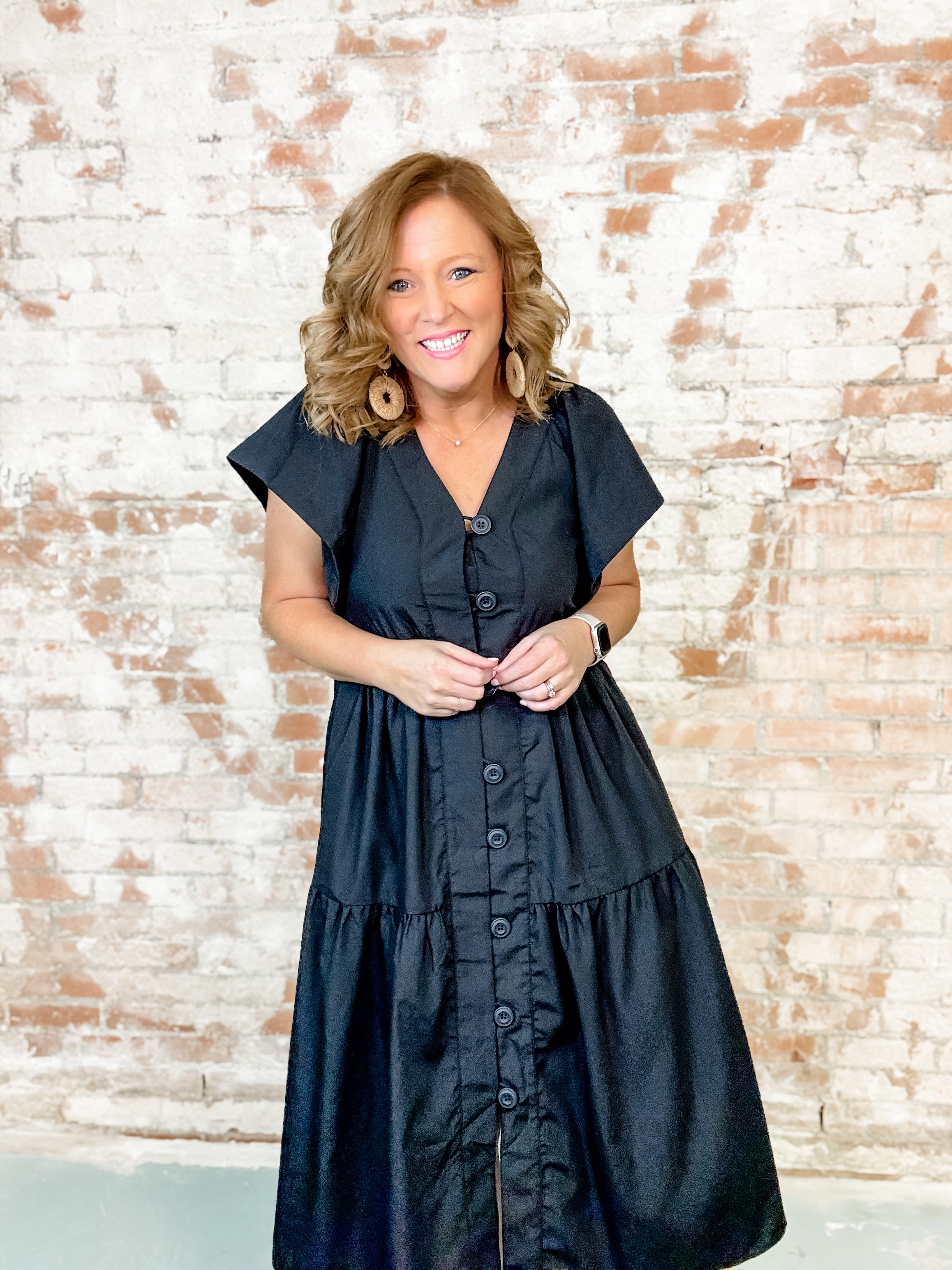 Peggy Button Up Dress