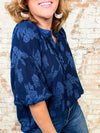 Collinston Jacquard Burnout Top