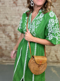 THML Laurel Embroidered Dress