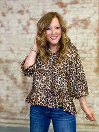 Lola Leopard Print Top
