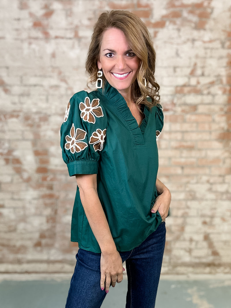 Harper Embroidered Top