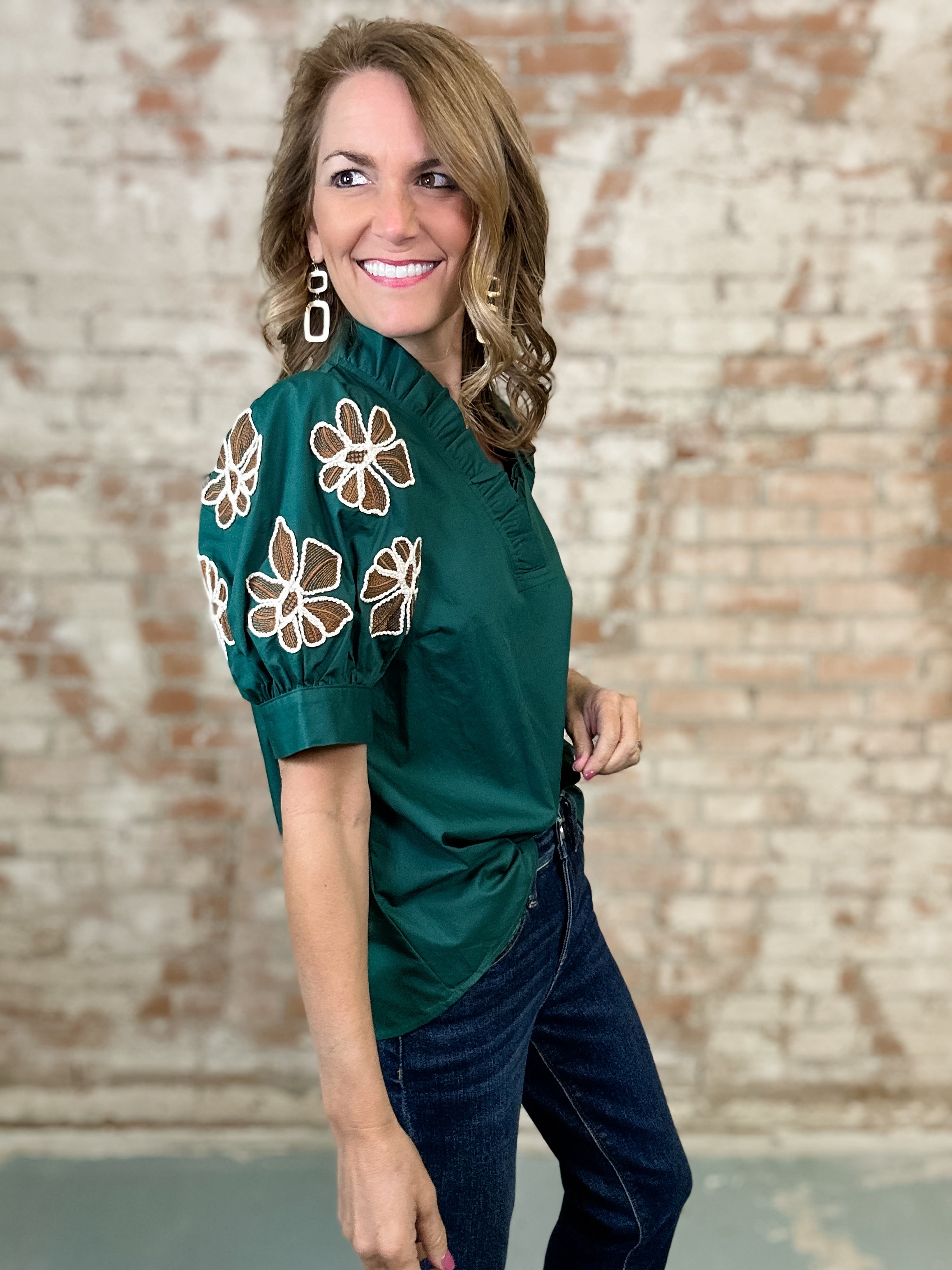 Harper Embroidered Top