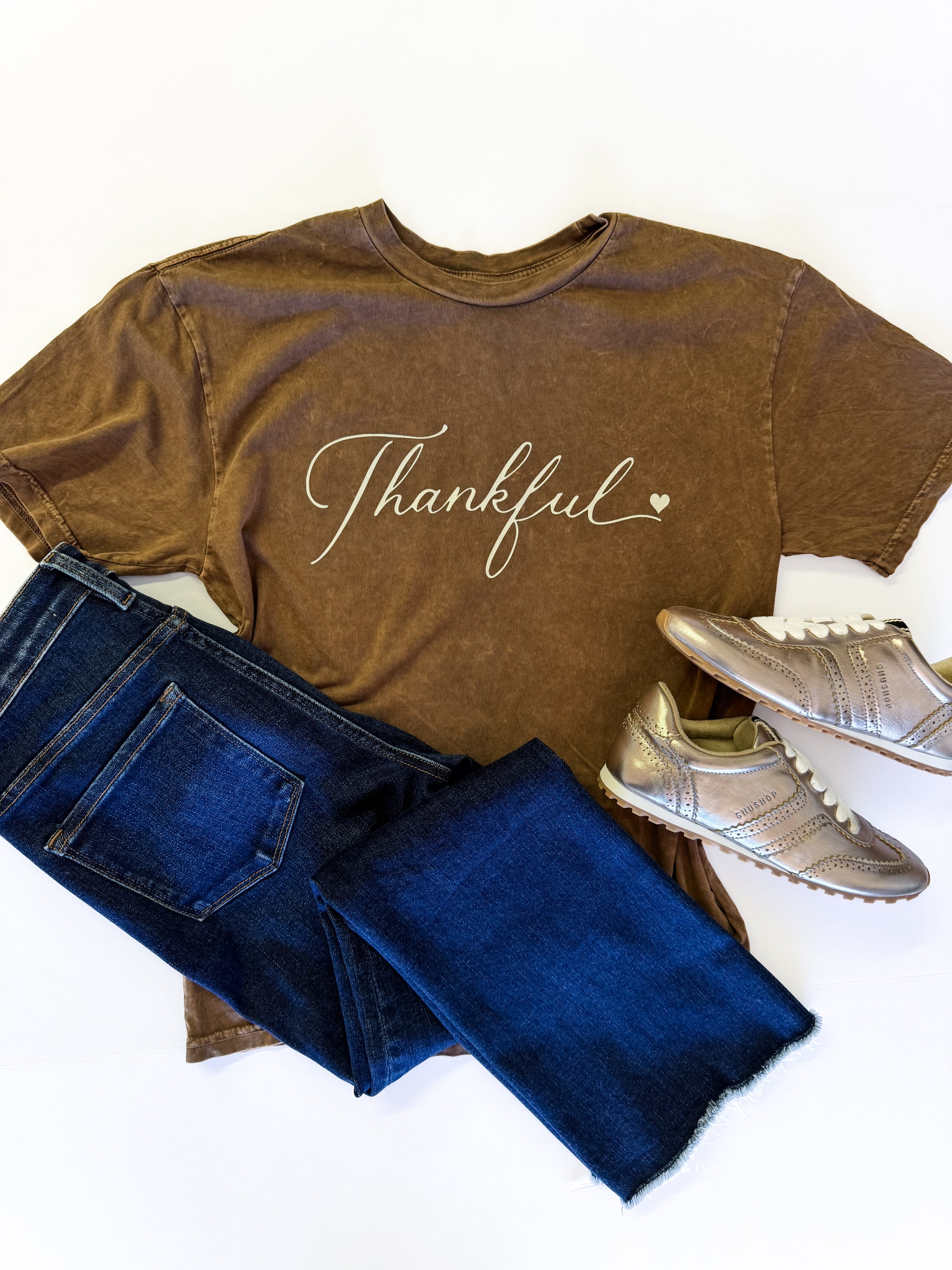 Mineral Wash Thankful Top