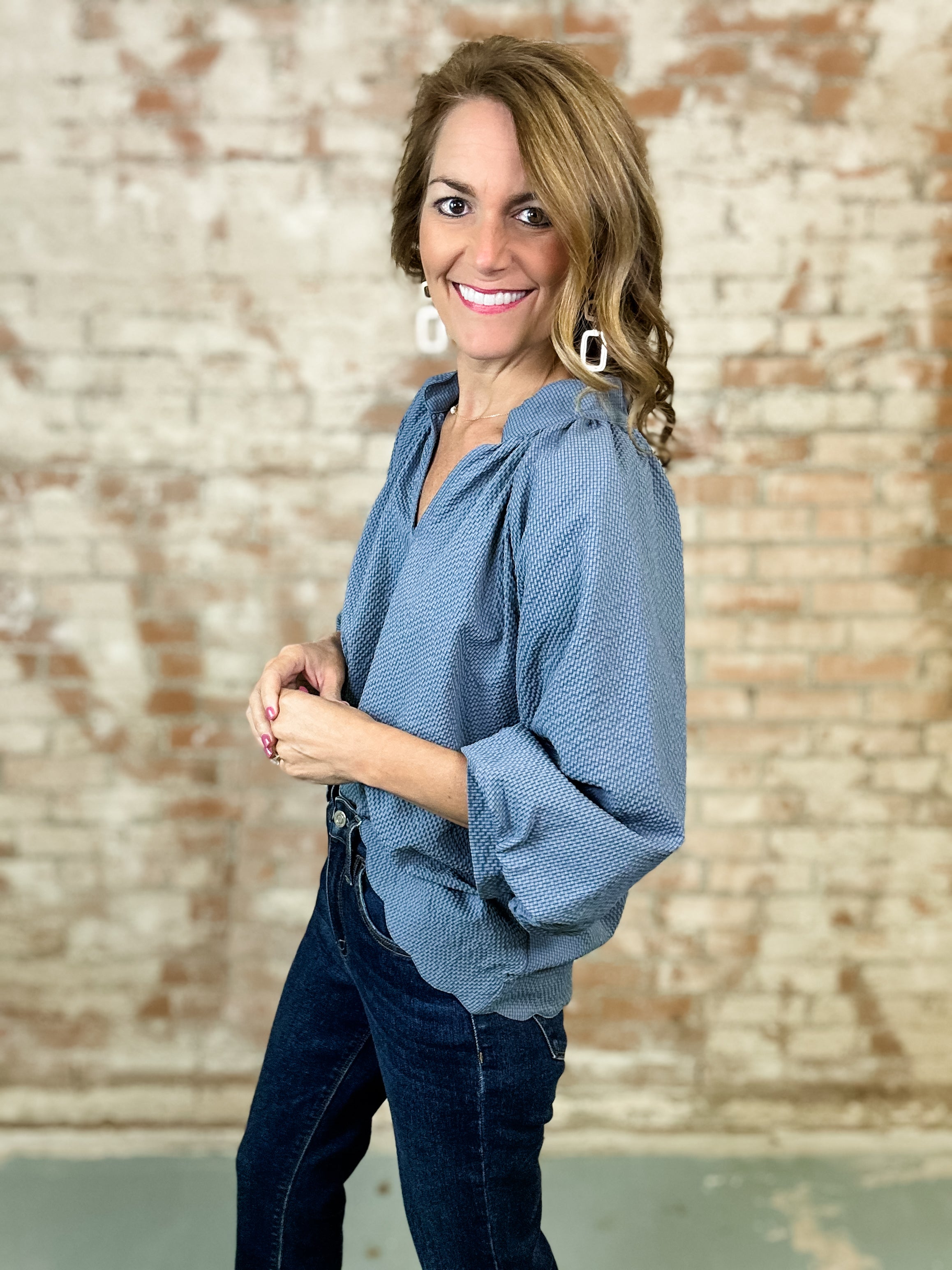 Taren Textured Top