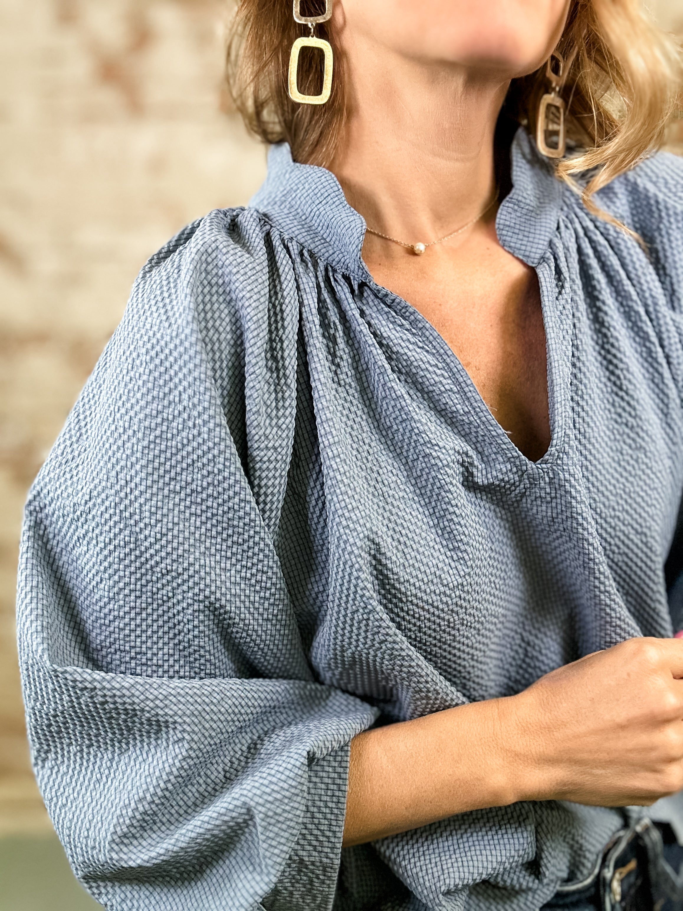 Taren Textured Top