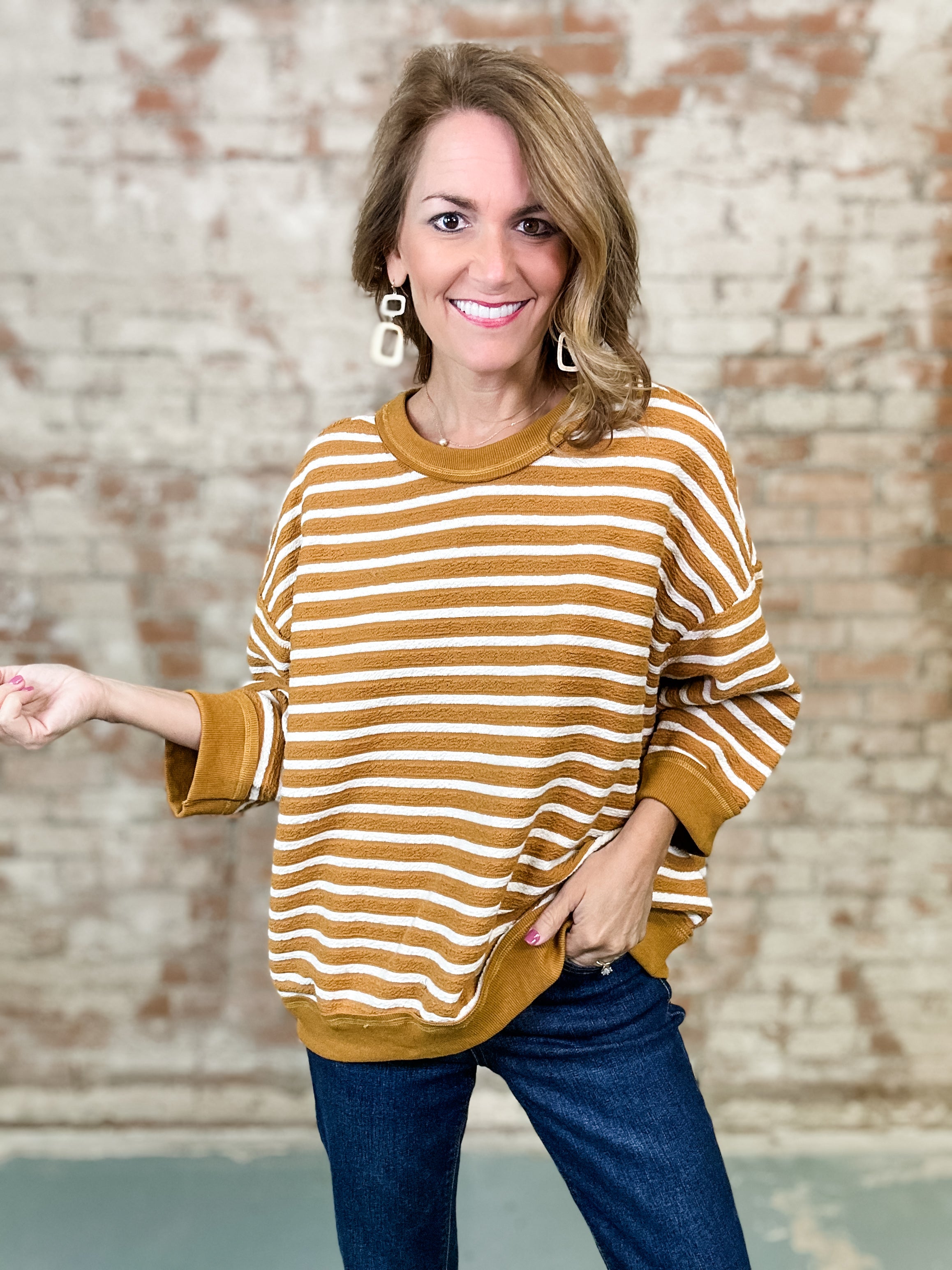 Croom Fall Stripe Top