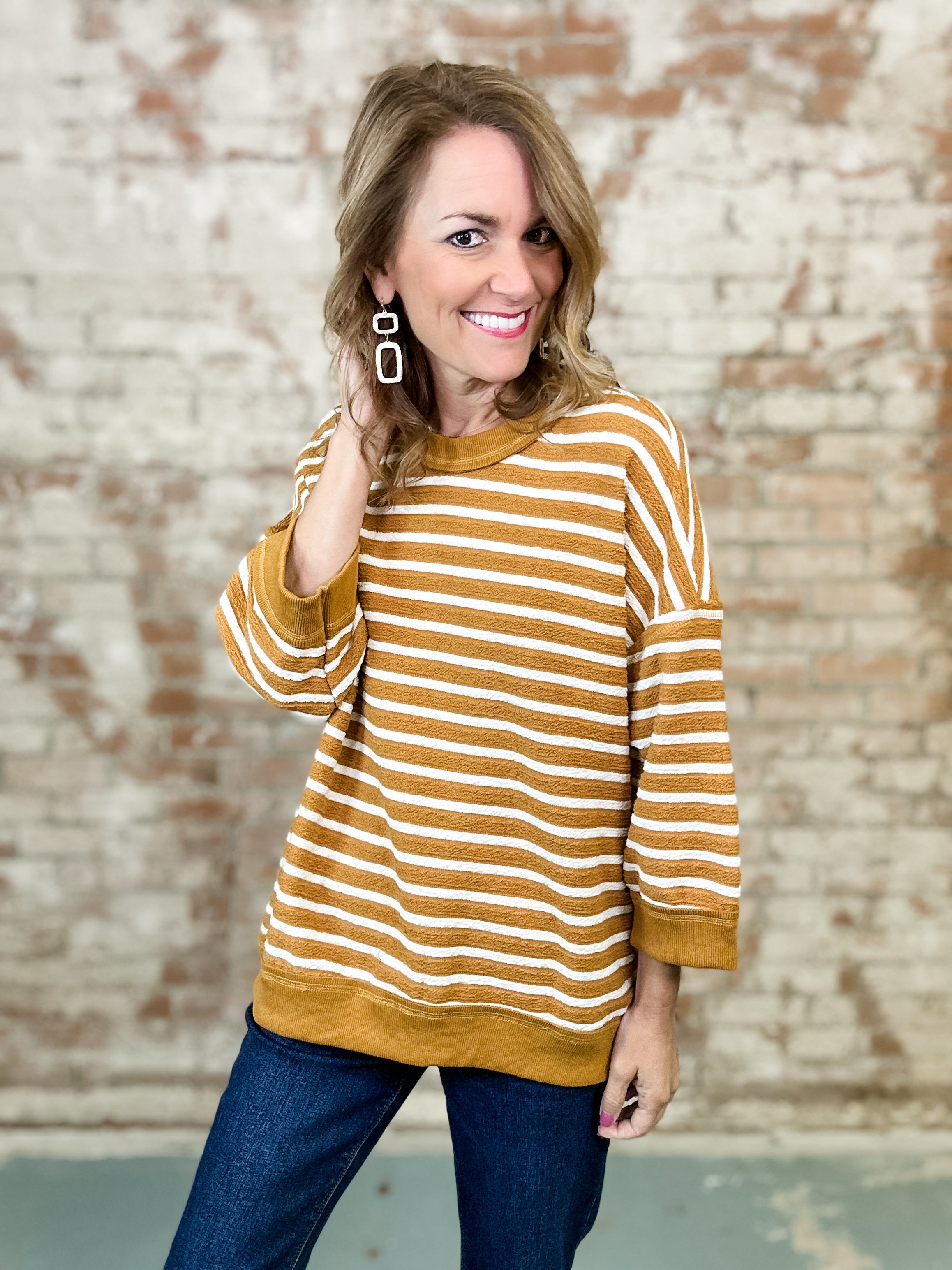 Croom Fall Stripe Top