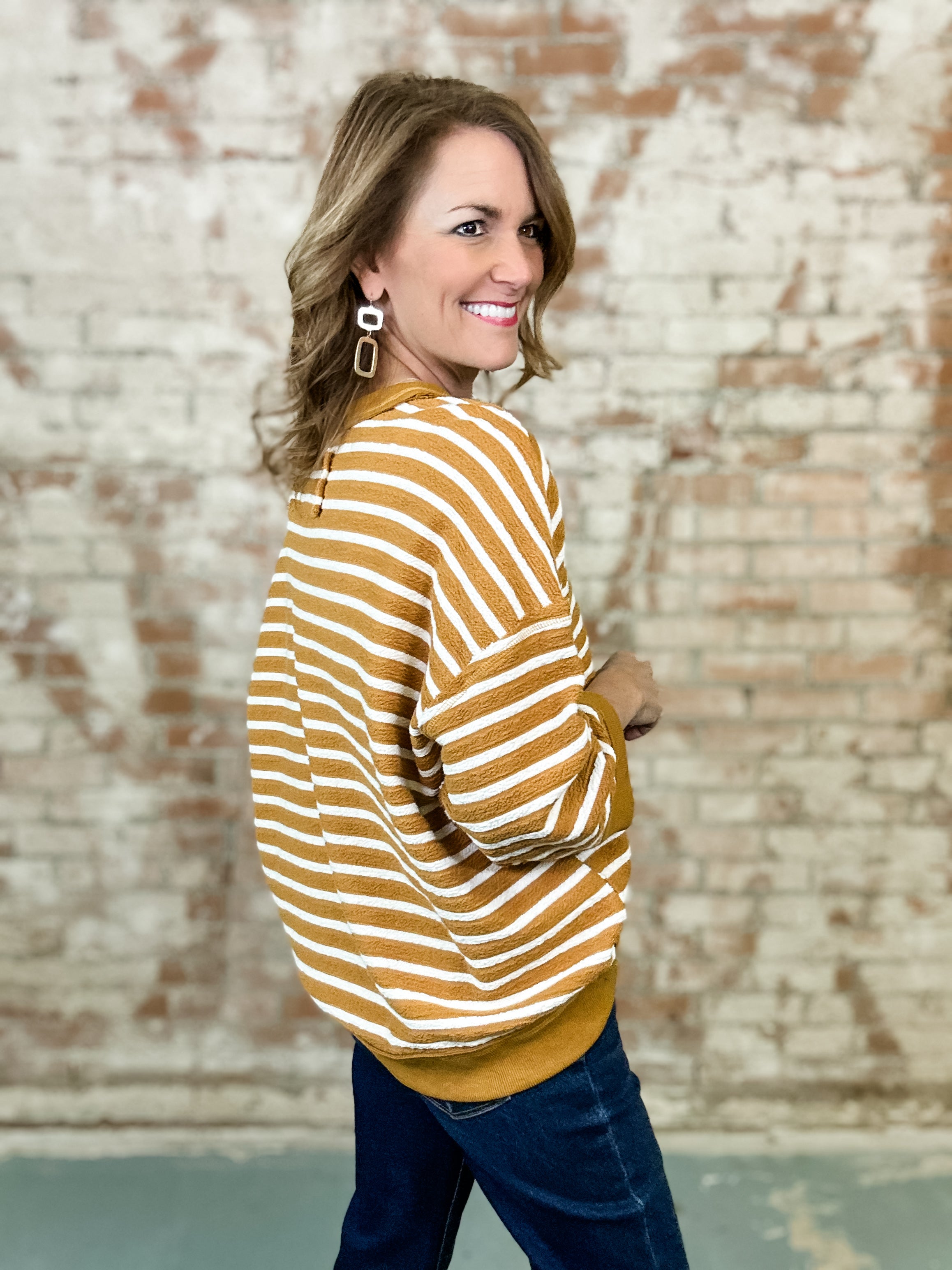 Croom Fall Stripe Top