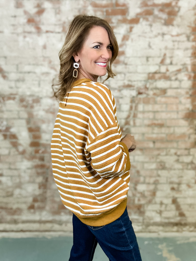Croom Fall Stripe Top