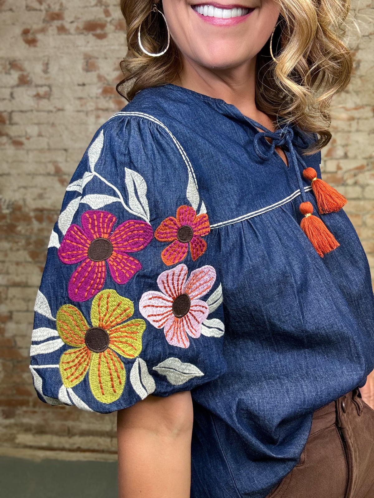 THML Sullivan Denim Top