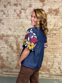 THML Sullivan Denim Top