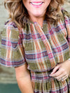THML Pheobe Plaid Dress