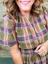 THML Pheobe Plaid Dress