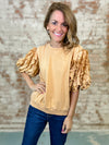 Boyce Ruffled Sleeve Top