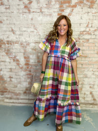 Charlotte Plaid Dress | Sunshine Tienda