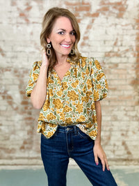Maddox Button Down Top